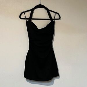 White Fox can’t relax halter mini dress